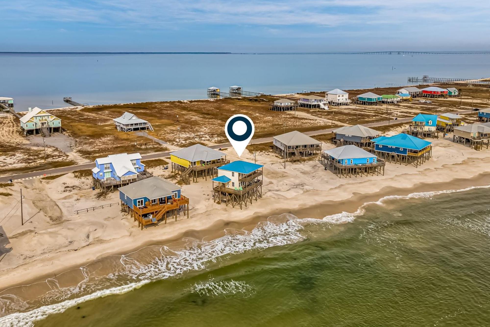 Beach, Love & Happiness Dauphin Island Exteriör bild